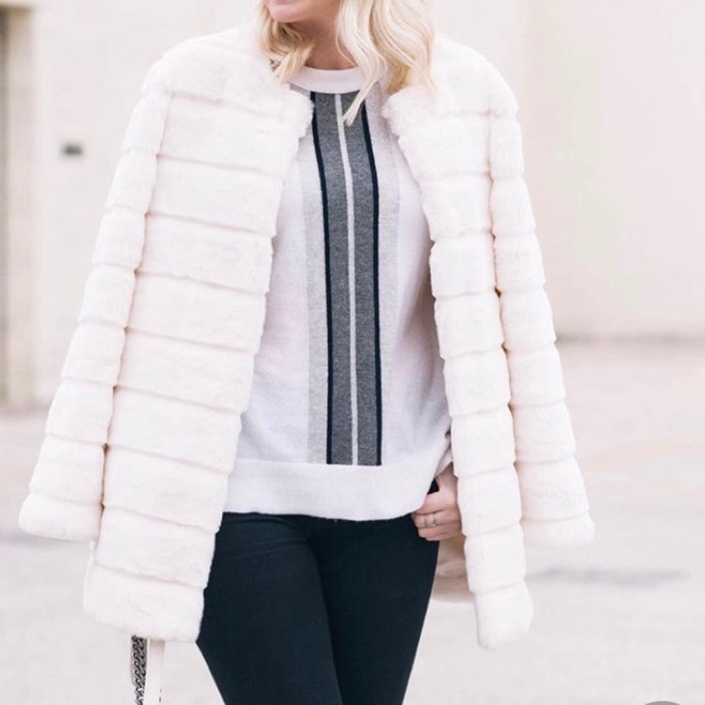 ZARA  Faux fur coat - Picture 2 of 6